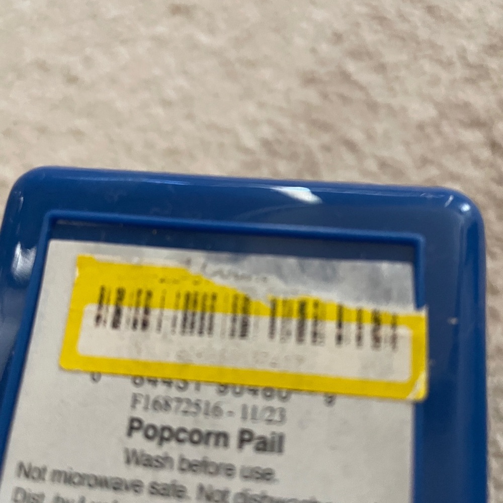 Blue Star Pattern Popcorn Box - Party Favor Container - Picture 3 of 4